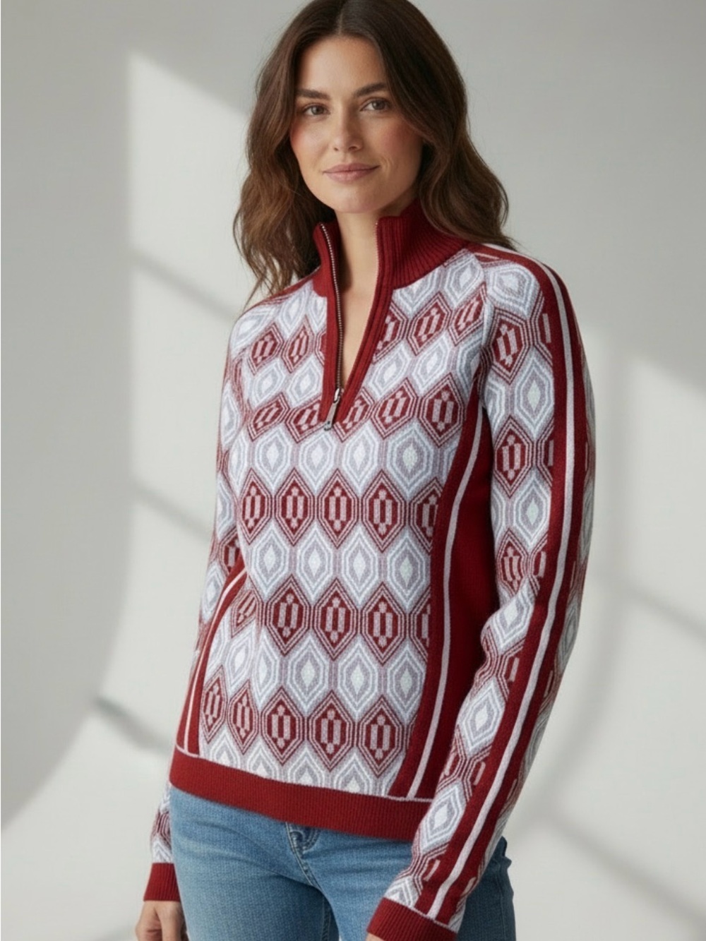 FP Movement by Free People Geo Half-Zip Pullover